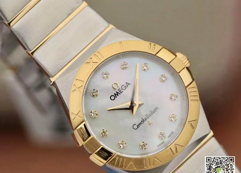 Omega Constellation 27mm Quartz Ladies 1371.71.00 TW Factory 1:1 Best Edition Replica Watch Swiss Eta Quartz 1376